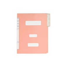 A4 서류철 친환경 종이 정부화일, 20개, 분홍