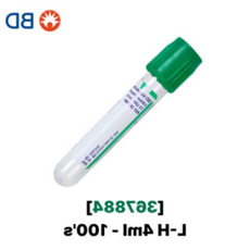 BD 베큐테이너 진공채혈관 Lithum Heparin PLH 4mL 100개 367884