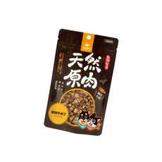 冷凍乾燥原肉小丁狀寵物零食：貓犬適用，天然無添加凍乾，訓練獎勵最佳選擇, 18g, 1個, 草飼牛肉丁