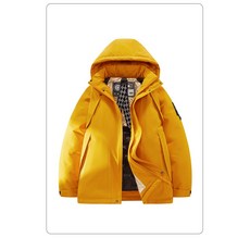 男女同款防水羽絨服，短款運動保暖羽絨外套