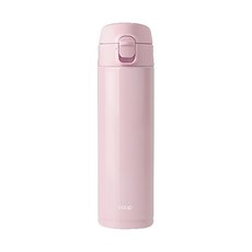 COUP 스테인레스 원터치 텀블러, 핑크, 470ml, 1개