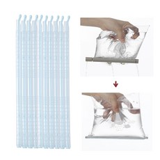 (세트상품) 밀봉막대 밀봉 스틱 집게 클립 봉지 비닐, 1세트, 23cm10P