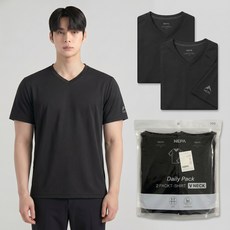 네파 아이스테크 2팩세트 남성 브이넥 냉감 기능성 반팔티