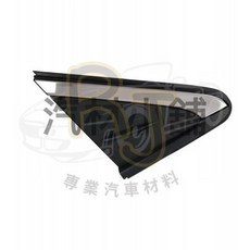 ALTIS 12代 2019-2023年 適用 葉子板三角飾板 後照鏡飾蓋 黑色 駕駛邊, 1個, 鍍鉻,L/駕駛邊