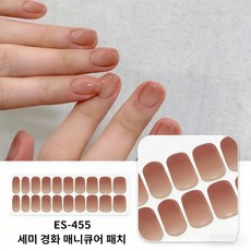네일 젤 스티커 반고화 네일 스티커 반경화 네일 공구를 증정하다 스티커 20장
