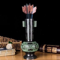 전통투호놀이 민속놀이 투호 화살넣기 청동 명절게임, 1개