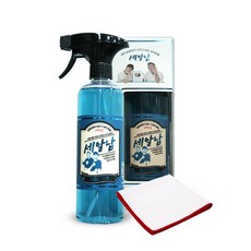 세알남 유리세정제 유리클리너 500ml 유리타월 세트