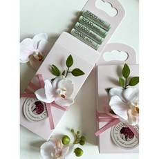 핑크서양란 용돈박스 용돈케이스 어버이날이벤트, 1개, 머니홀더형