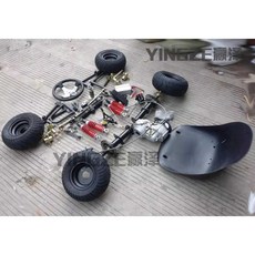 전기차 키트 부품 카트 조립 4륜 휠 DIY 만들기 튜닝 개조 차동 샤프트 모터 6인치, 60V 750W (대머리+쿠션+컨트롤러), 1개