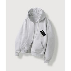 MD INSIDE 니켈 투웨이 후드집업White Melange 178804