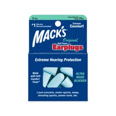 Macks 소프트폼 이어플러그 오리지널, 1개, 10개입