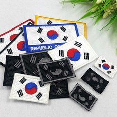 태극기 자수패치 와펜 브랜드와펜 옷패치 PATCH 와펜파는곳 가방패치, A-17, 1개