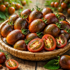 [할인행사] 산지직송 국내산 흑방울토마토 500g 1kg 2kg, 1개, 흑대추방울토마토 2kg