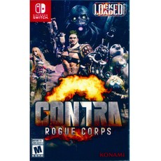 NS SWITCH 魂斗羅 RC 聯盟 鎖定裝填限量版 中英文版 CONTRA ROGUE CORPS【一起玩】, 1個, 中文美版, HAC-P-ATCFA