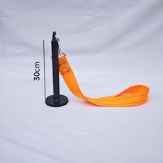 엄지 내전 외회전 서피네이션 프로네이션 팔씨름 전완근운동 벨트 손목 파워 스트랩, 주황색스트랩+2.0cm롱로딩핀