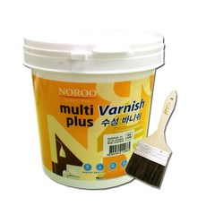 노루페인트 멀티플러스 수성바니쉬 다용도 코팅제, 무광 투명, 1개, 1L