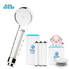 Dr.Piel 雙層濾芯蓮蓬頭 淨水過濾 呵護肌膚, 1個