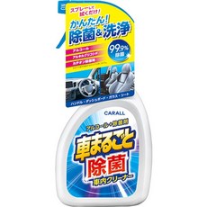 CARALL 車用內裝除菌清潔洗淨劑噴罐500ml，日本原裝進口，有效去除車內異味，保持清新空氣，適用於各種車內材質，安全可靠。, 1個, 500ml