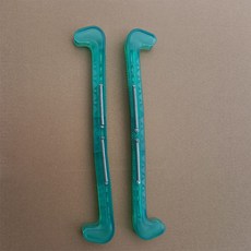 스케이트 날집 피겨 쇼트트랙 아이스 하키 블레이드 커버 가드독 가드 가방 보호, 그린 3절 소프트 타입 S 1쌍