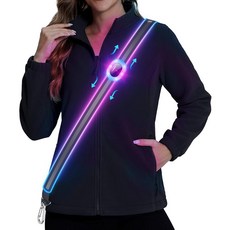 러너를 위한 러닝등 여성용 반사 러닝 조끼 조명 조끼 선물 걷기 안전 장비 LED 산책용 개 사이클링 조깅용 야간 134503, 러너를 위한 러닝등, 여성용 반사 러닝 조끼, 조명 조