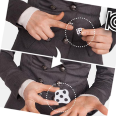 장기자랑 (KC인증) JL매직 주사위가 종이처럼 납작하게 변하는 마술, 본상품