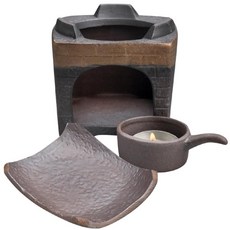 PRETYZOOM 찻주전자 워머 베이스 히터 다기능 레트로 데코 티 스토브 홀더, PRETYZOOM 찻주전자 워머 베이스 히터 다기능 레