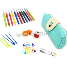 원익몰2 코바늘 뜨개질 세트 단수핀