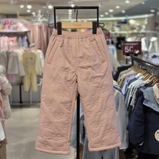 치크 50% 리본퀼팅 눈놀이용 패딩바지 CKSP26B1G_NC강서점