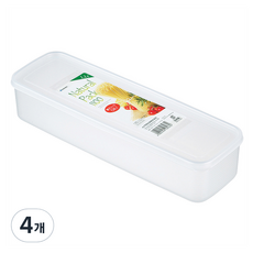 이노마타 파스타용 밀폐 보관용기, 4개, 1.1L