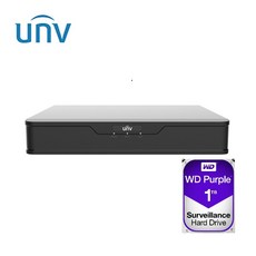유니뷰 XVR3104-Q3 4채널 올인원 CCTV DVR 녹화기 본체 1TB 하드 포함, 1개