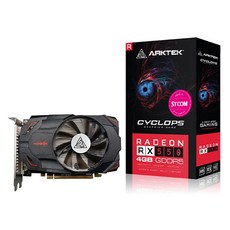 ARKTEK 라데온 RX 550 D5 4GB AMD 그래픽카드