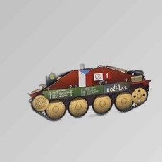 전차 프라모델 아카데미 헤처 피규어 모델 장난감 과학 조립, 본상품