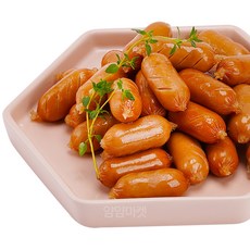 [얌얌마켓] 청정원 엄마가선택한 담백한 8무 칼집비엔나 1kg(아이스박스 포함), 1개
