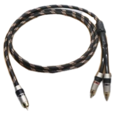 Edison 訊號音源線 重低音線 1RCA轉2RCA一分二 音源傳輸線, 1個, 訊號音源線 重低音線 RCA轉2RCA一分二 2.5米