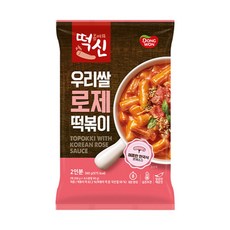 떡볶이의신 우리쌀 로제떡볶이 2인분, 360g, 2개