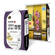 곡물앤픽 국산 찹쌀 20kg 국내산 찰벼, 1개