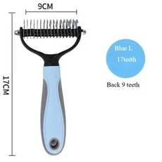 애완견 브러시 고양이 빗 셀프 클리닝 애완동물 털 제거 개 그루밍 도구 디매팅 액세서리
