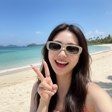 다다랜드 소두보정 볼드프레임 선글라스