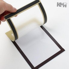 자석프레임 알림판 A6 5p 종이꽂이 학원게시판 광고판, 5개