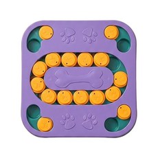 쬬린 강아지용 지능형 퍼즐 장난감, 퍼플, 1개