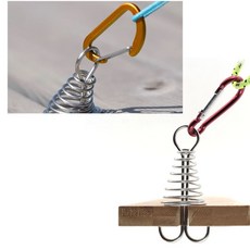 강풍방지 데크후크 텐트 천막 고정 버클 4P, 1개