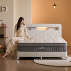 지베스 뉴슬립3 백키로 디럭스 유로탑 매트리스 싱글(S), 베이지