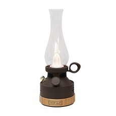 수련 코코&슈가 LED스피커랜턴 캠핑랜턴, 다크브라운, 1개