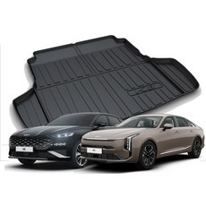 리얼핏 기아 K8 (2024 페이스리프트 가능) 논슬립 3D 트렁크매트[호환]