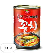 동원 김치찌개용 꽁치 통조림, 300g, 13개