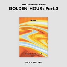 ATEEZ 에이티즈 - 미니 12집 앨범 골든아워 GOLDEN HOUR Part.3 포카앨범 / 버전, 성화