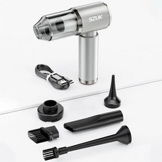 90000PA 강력한 무선 휴대용 자동차 진공 청소기 자동차 가정 및 키보드용 청소 기계 휴대용 미니 진공 청소기 무선청소기 차량용 청소기 청소기 무선 청소기 미니청소기, 4.Sliver, 4)Sliver