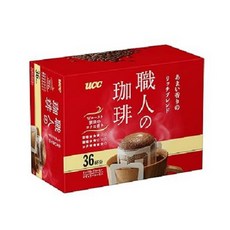[일본정품] UCC 장인의커피(국내당일출고) 대용량 개별포장 드립백 리치블랜드, 7g, 36개입, 1개