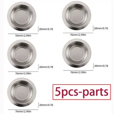 난방 아로마 캔들 홀더 콘크리트 실리콘 몰드 라운드 녹은 왁스 용광로 확산 석고 수경 테스트 튜브 재배자, 03 5Pcs-parts