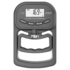 【居家健身】數位測量握力器 握力訓練計 手部握力測量儀器, 1個, 全黑